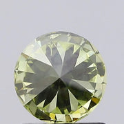 yellowish green colour diamond round brilliant fancy yellowish green lab diamond igi 