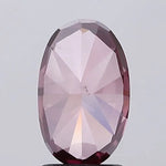 deep pink colour diamond oval cut fancy deep pink lab grown diamond si1