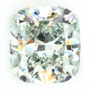 2.01 Ct intense green cushion cut lab grown diamond with rich color, elegant loose stone for fine jewelry