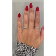 ruby engagement ring with vintage antique art deco engagement rings style and elegant western engagement rings design.