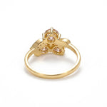 Wedding band vs engagement ring comparison with elegant diamond jewelry
