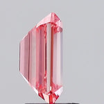 vivid pink colour diamond emerald Cut Fancy Vivid Pink Lab Grown Diamond