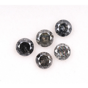 grey natural salt and pepper diamond ring and engagement ring design