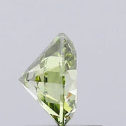 fancy light greenish yellow colour diamond round brilliant fancy light greenish yellow lab grown diamond