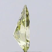 greyish yellow colour diamond pear-cut yellow lab-grown diamond loose gemstone.