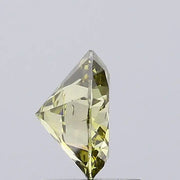 intense yellow colour diamond brilliant round cut lime yellow lab diamond.