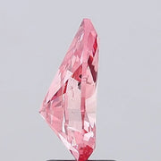 vivid pink colour diamond pear cut fancy vivid pink lab grown natural diamond si2