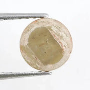 0.82ct Yellow Colored Diamond Loose Round Brilliant Cut Diamond For Custom Jewelry