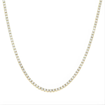 9.67 Ct Various different kinds of gold chains in assorted link styles.