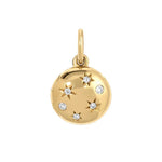 custom name pendant crafted in antique gold pendant style with elegant pearl pendant gold detailing.