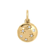 custom name pendant crafted in antique gold pendant style with elegant pearl pendant gold detailing.