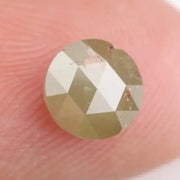 0.82ct Yellow Colored Diamond Loose Round Brilliant Cut Diamond For Custom Jewelry