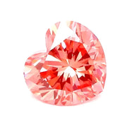 1.38 carat heart cut vivid pink lab grown diamond ring luxury engagement jewelry for women certified lab created diamond romantic bridal statement ring