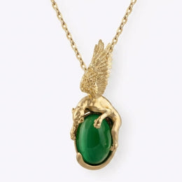 Gold and turquoise necklace with elegant luxury gemstone jewelry design