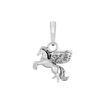 Elegant Pegasus gold pendant featuring a mythical winged horse design, crafted in fine gold for a timeless jewelry look