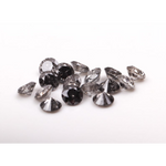 engagement salt and pepper diamond ring and imperfect diamond collection grey color round cut diamond 