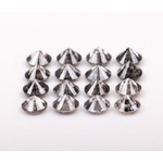 engagement salt and pepper diamond ring and imperfect diamond collection grey color round cut diamond 
