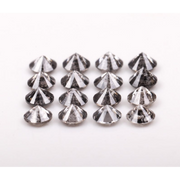 engagement salt and pepper diamond ring and imperfect diamond collection grey color round cut diamond 