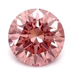 1.65 carat round cut vivid pink lab grown diamond ring with brilliant sparkle, IGI certified luxury engagement jewelry for women in fine crafted setting