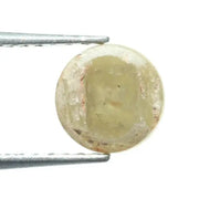0.82ct Yellow Colored Diamond Loose Round Brilliant Cut Diamond For Custom Jewelry