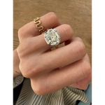 diamond and pink engagement ring, pink diamond engagement ring