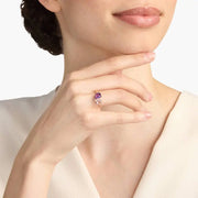 Statement gemstone ring with bold design and sparkling stone for party and special occasions