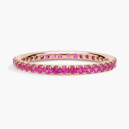 2.96 Ct lab-created ruby-pink round cut gemstone ring, elegant jewelry gift for her, sparkling gemstone in sterling setting