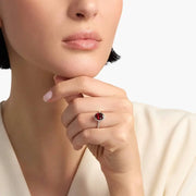 5.09 Ct oval shape lab created gemstone ring with white stone halo design, elegant sparkling gemstone jewelry for women