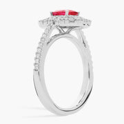 Fine gemstone ring with brilliant cut stone, elegant and timeless jewelry piece for women