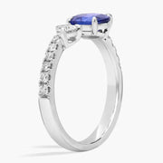 Stylish gemstone ring with high polish finish and vibrant gemstone for modern jewelry collection