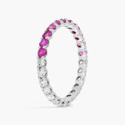 Unique gemstone ring showcasing vivid color stone with a sleek and comfortable band