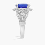 Unique gemstone ring with vibrant color stone for engagement, wedding or fashion jewelry