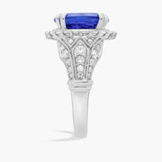 Unique gemstone ring with vibrant color stone for engagement, wedding or fashion jewelry