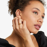 Elegant gemstone ring with sparkling center stone, perfect for engagement and daily wear jewelry
