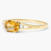 Elegant gemstone ring with sparkling center stone, perfect for engagement and daily wear jewelry