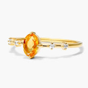 Premium gemstone ring with brilliant center stone and elegant craftsmanship for luxury style