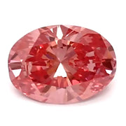 0.84 carat cushion cut vivid pink lab grown diamond ring IGI certified elegant luxury engagement jewelry for women