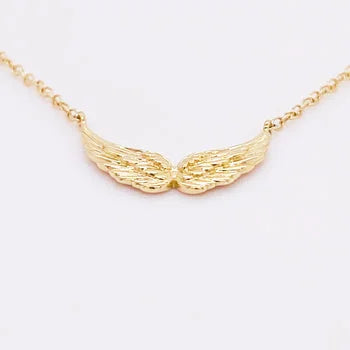 Angle Wing Charm Stunning Necklace