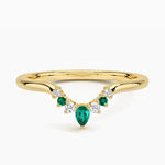 Modern gemstone ring with lab grown diamond sparkle crafted for stylish and eco friendly jewelry lovers