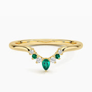Modern gemstone ring with lab grown diamond sparkle crafted for stylish and eco friendly jewelry lovers
