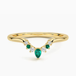 Modern gemstone ring with lab grown diamond sparkle crafted for stylish and eco friendly jewelry lovers