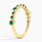 Vintage inspired gemstone ring with intricate design and sparkling center gemstone