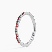 Designer gemstone ring with unique cut stone and artistic band for exclusive style