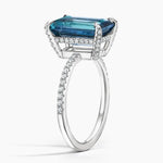 Bold gemstone ring with large center stone and statement design for eye catching look