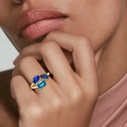 Dazzling gemstone ring with radiant cut stone and elegant finish, perfect for gifting and celebrations