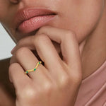Fine gemstone ring with lab grown diamond halo for a radiant and elegant jewelry statement