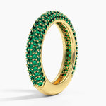 Charming gemstone ring with colorful gemstone and sleek band, perfect everyday jewelry for women