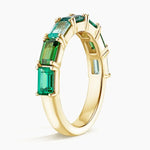 Chic gemstone ring with lab grown diamond detailing crafted for a radiant and contemporary jewelry appearance