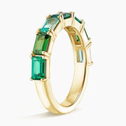 Chic gemstone ring with lab grown diamond detailing crafted for a radiant and contemporary jewelry appearance