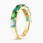 Chic gemstone ring with lab grown diamond detailing crafted for a radiant and contemporary jewelry appearance